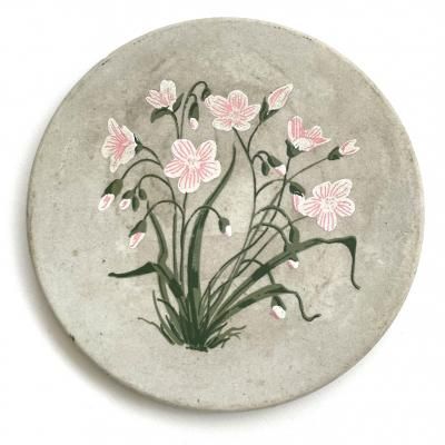 Vintage  Flower Coaster diatomite