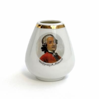 Vintage Ceramic mini cup  "Wolfgang Amadeus Mozart"