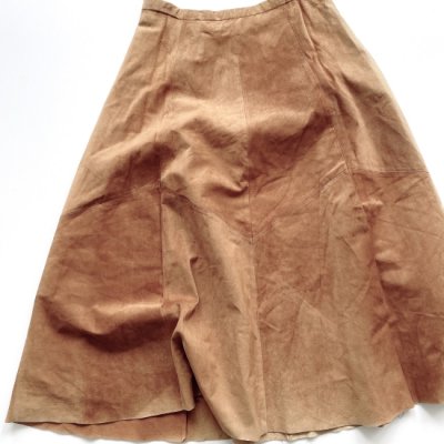 Vintage Suede Skirt