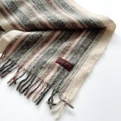 KENZO Border winter scarf