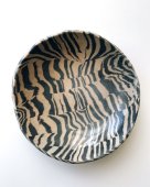 zebra pattern dish bowl  (nerikomico)