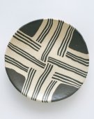  Knit pattern dish big plate (nerikomico)