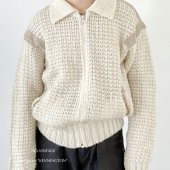 70's VINTAGE knit jacket "KENNINGTON"