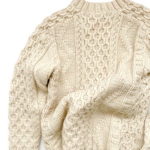 Vintage cable knit tops "C-M BURCEZ"
