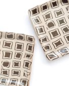 random square pattern dish plate (nerikomico)