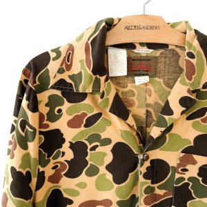 VINTAGE camouflage jumpsuit "SAFTBANK"