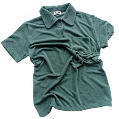 Unevenness Towelling Big Polo Shirt