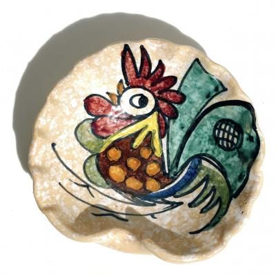 Vintage Ceramic AshtrayCHICKEN