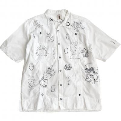 "TICOG original" Memorial Vintage Cotton cuban shirt