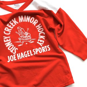 80-90's VINTAGE Hockey Jersey tops "Athletic Knit"