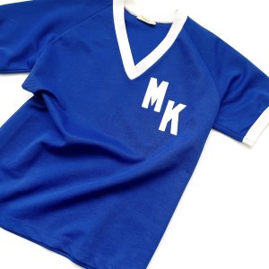 90's VINTAGE soccer game shirts "MK"
