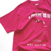 90's VINTAGE T-shirt "Peeling print"