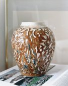 Vintage  marble pottery pot