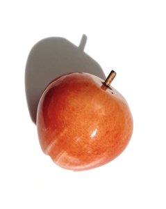Vintage marble ornament Apple