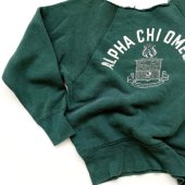60's VINTAGE Sweatshirts "ALPHA CHI OMEGA"
