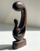Vintage Wood Objects "parent and child"