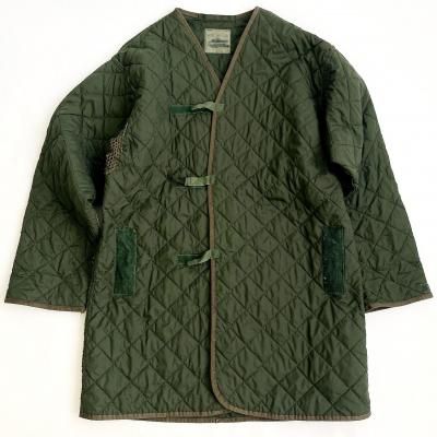 90s VINTAGE British army quilted liner jacket