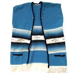 70s VINTAGE mexican vest "Ann McMullen"