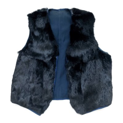 VINTAGE reversible fur gilet