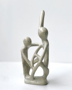 Vintage Stone Object ”Two persons”
