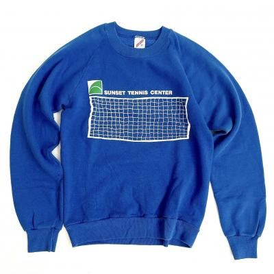 80's VINTAGE sweatshirt ""SUNSET TENNIS CENTER"