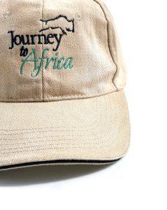 VINTAGE cotton twill cap "Journey to Africa"