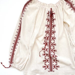 EURO VINTAGE Embroidery french blouse