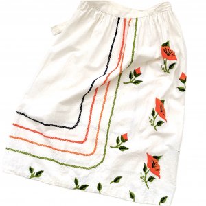 VINTAGE Handmade embroidered skirt