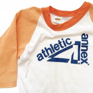 70's VINTAGE Raglan sleeve T-shirt "athletic annex"