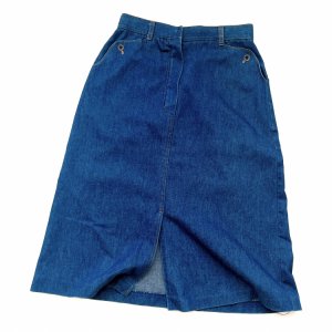 70~80s VINTAGE Denim skirt "MR.MORT"
