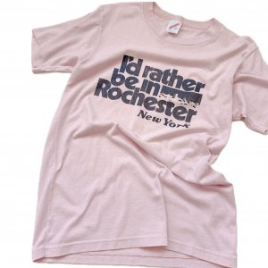 80's Vintage Tee "I.d rather be in... "