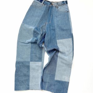 "Levi's" Patchwork Remake Denim Pants / Blue