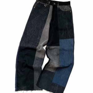 "Levi's" Patchwork Remake Denim Pants / Multicolor