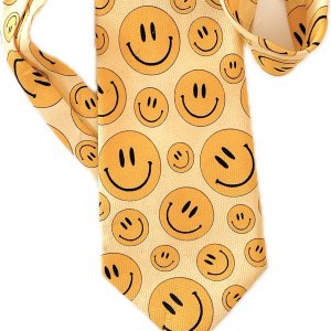  80's VINTAGE Bootleg tie "Smile"