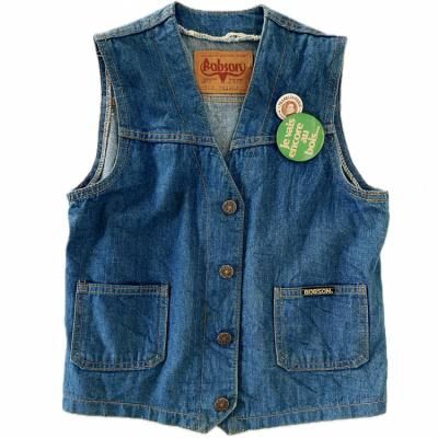 "BOBSON" VINTAGE denim vest