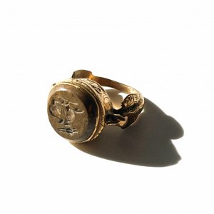 1920's Vintage big brass ring(Afghanistan)