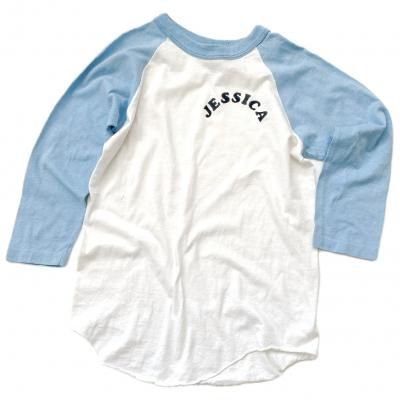 70's VINTAGE Raglan sleeve Tee "JESSICA"