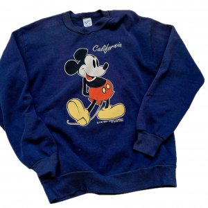 80's VINTAGE Sweatshirts "Mickey Mouse" -California-