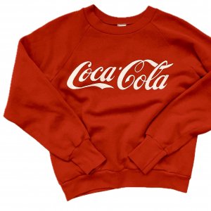 70~80's VINTAGE sweat tops "Coca-Cola"