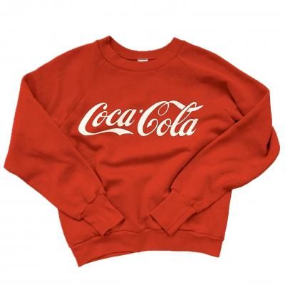 70~80's VINTAGE sweat tops "Coca-Cola"