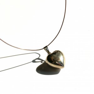 Vintage"heart" choker / silver 925