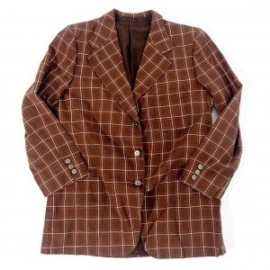 VINTAGE Tailored Checked jacket