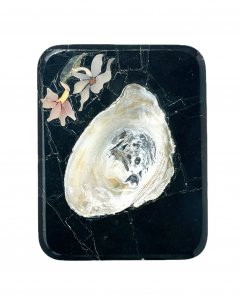 Vintage marbleshell ashtray