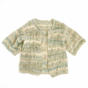 VINTAGE Marble color mohair knit cardigan