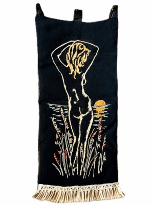  70's  Fabric Wall hanging"Nude"