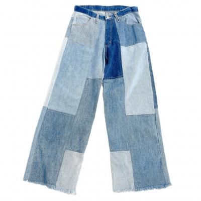 "Levi's" Patchwork Remake Denim Pants / Blue