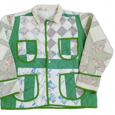 "Upcycle" VINTAGE fabric jacket