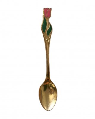 Vintage desert spoon "tulip"