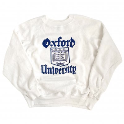 80~90's VINTAGE sweatshirts "OXFORD UNIVERSITY"