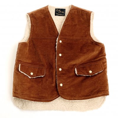 80's Vintage Boa Vest "Cal Craft"
